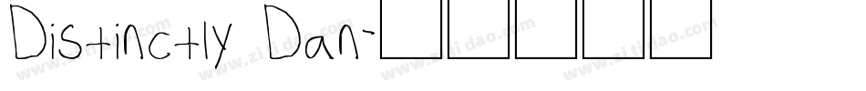Distinctly Dan字体转换